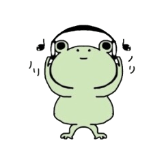 [LINEスタンプ] I'm Frog 