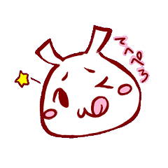 [LINEスタンプ] うさぎもどき1 