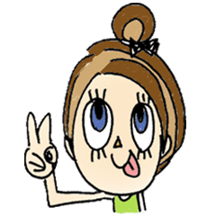 [LINEスタンプ] おだんごリボンのスミーちゃん2 