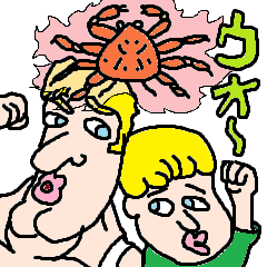 [LINEスタンプ] 助っ人外国人（ニックとケン） 
