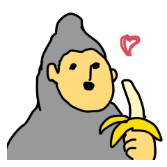 [LINEスタンプ] 会話できるゴリラ 