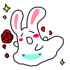 [LINEスタンプ] うさうさの喜怒哀楽 
