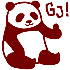 [LINEスタンプ] べんりなパンダ 