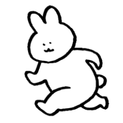 [LINEスタンプ] 気まぐれうさこ1 