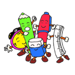 [LINEスタンプ] えんぴつ君と仲間たち 