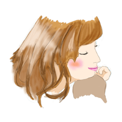 [LINEスタンプ] 美人のひとこと 