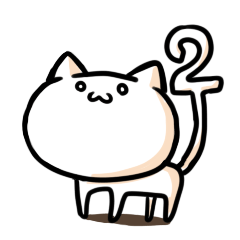 [LINEスタンプ] しっぽねこ2 