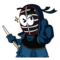 [LINEスタンプ] KENDOMANIA 