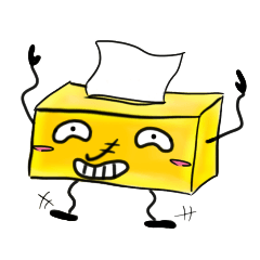 [LINEスタンプ] Facial tissue 