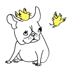 [LINEスタンプ] フレンチブルのポテト 