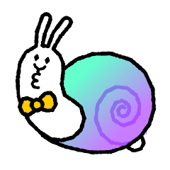 [LINEスタンプ] ウサつむり2 
