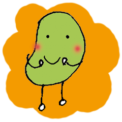 [LINEスタンプ] ゆかいなマメの日常 