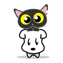 [LINEスタンプ] Won ＆ Meow 
