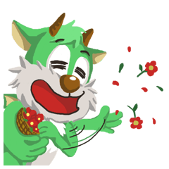 [LINEスタンプ] Hake Long 