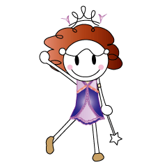 [LINEスタンプ] バトントワラーさっちゃん 第2弾 