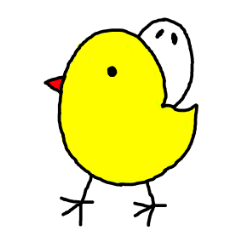 [LINEスタンプ] ひよこになれないたまご 