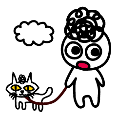 [LINEスタンプ] 天パりすとマナブ― 