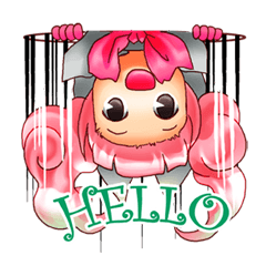 [LINEスタンプ] 広志と丸美：いつもハッピー 