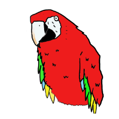 [LINEスタンプ] オウムさん 