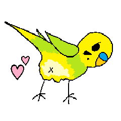 [LINEスタンプ] 続・インコで挨拶 