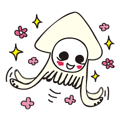 [LINEスタンプ] ちょっと北海道弁のご当地イカ妖怪の続編！ 
