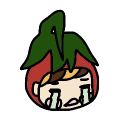 [LINEスタンプ] りこぴんはトマトの赤ちゃんです。 