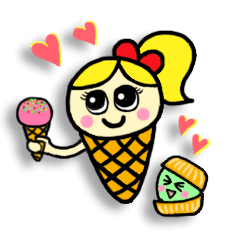 [LINEスタンプ] アイスちゃん＆フレンズ 
