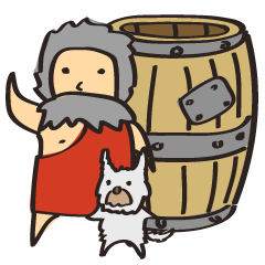 [LINEスタンプ] 樽の賢人ディオゲネさん 