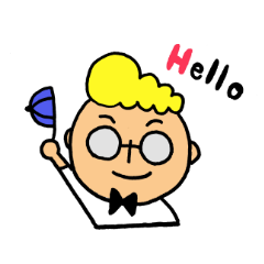 [LINEスタンプ] めがね君と楽しいまいにち 
