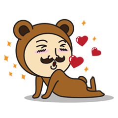 [LINEスタンプ] Mister Naughty Mustache 
