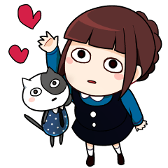 [LINEスタンプ] 毒舌小学生アイちゃん＋α 