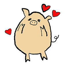 [LINEスタンプ] the PiGGy 