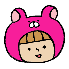 [LINEスタンプ] くまぐるみすみ子 