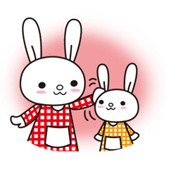 [LINEスタンプ] うさぴょんの楽しい日常 