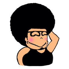 [LINEスタンプ] アフロなボス fetchpriority=high