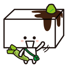 [LINEスタンプ] まっしろ豆腐ちゃん2 