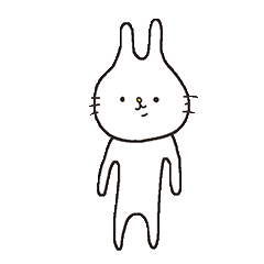 [LINEスタンプ] 敬うさぎ 