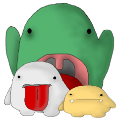 [LINEスタンプ] カラフル UMA 