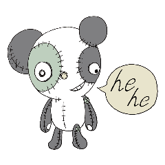 [LINEスタンプ] Crazy＆Funny PANDA 