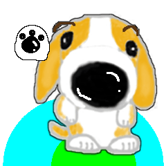[LINEスタンプ] はなまるわんこ