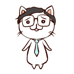 [LINEスタンプ] オフィス猫 