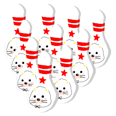 [LINEスタンプ] 中目の猫柳さん vol.3 