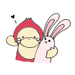 [LINEスタンプ] おさるのもっきー 