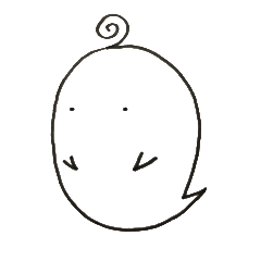 [LINEスタンプ] おばけの魂さん 