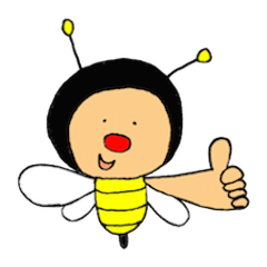 [LINEスタンプ] 恐くないハチ fetchpriority=high