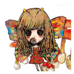 [LINEスタンプ] ふらばたさん 