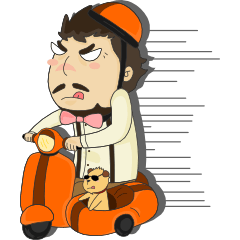 [LINEスタンプ] Dandy Kun 
