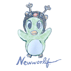 [LINEスタンプ] Newworld Penguin fetchpriority=high