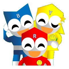 [LINEスタンプ] シンプルレンジャーズ 