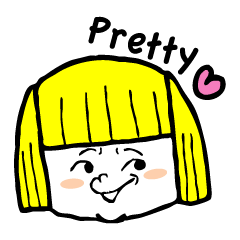 [LINEスタンプ] かわいい 女の子 